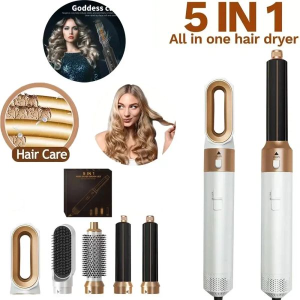 

2024 Multi Functional Hairstyle All In One Dryer Safety Personal Hair Care Styg Negative Ion Constant Anion Electric Dryers, Silver
