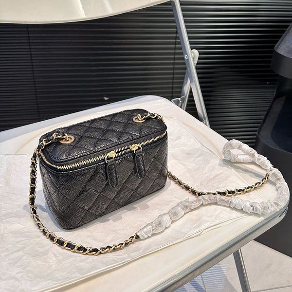 

Designer bag Zipper cosmetic bag Crossbody Bag luxurys Shoulder bag Chain bag Letter Chain quality leather saddle bag Handbags Messenger bag Fortune bag 16m, Burgundy