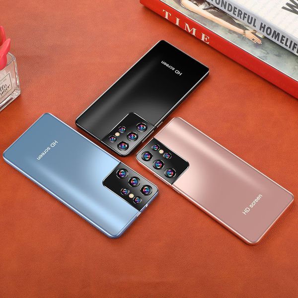 

2024 large new screen 5.8 inch mobile phone S21 Ultra smartphone manufacturers in stock wholesale 12G+512GB smart, Black