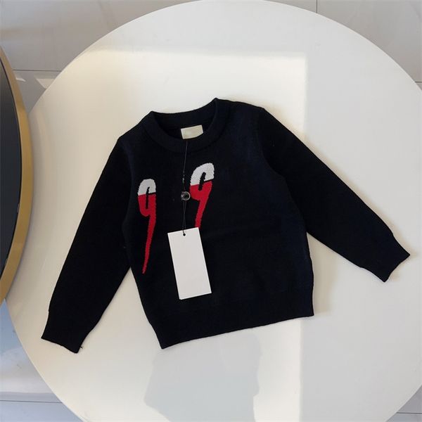 

Designer new Children's Crewneck for boys and girls Stylish high quality striped casual knit sweater 90-150cm A72, Beige