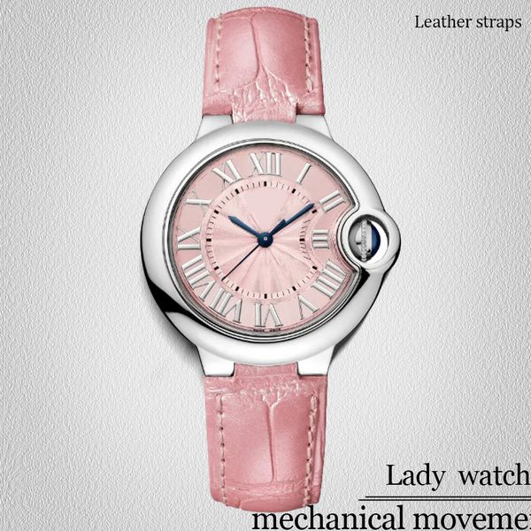 

women watch Gold strap Stainless Steel watches high quality movement Watches 33 36 42mm Balloom Sizes fashions Women's Watches Gold watchstrap black watch for woman, #10 silver strap