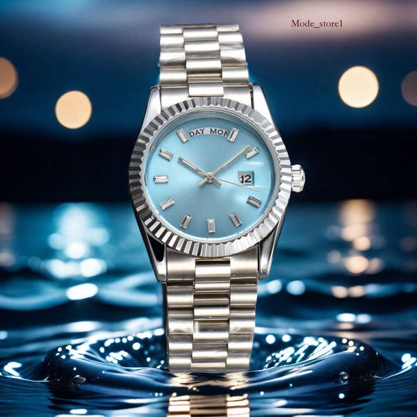 

Day Date Watch Womenwatch Relojes Watch Designer Watch 41/36mm Automatic Mechanical Movement Stainless Steel Montre De Luxe Menwatch High Quality 202, Camel