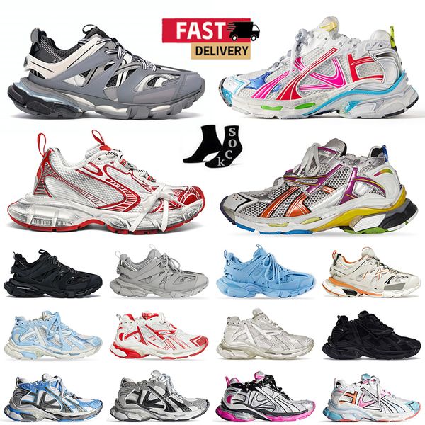 

Womens Loafers Designer heel Dress Shoes 3 3.0 Runners Sneakers Triple Black White Pink Blue Grey Multicolor Fashion design 7 7.5 Women Mens Trainers chaussure dhgate, Red