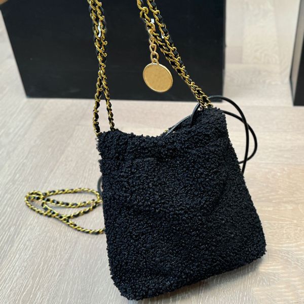 

Designer bag Classic leather Hobo Woman Women luxurys Crossbody bags Shoulder bag Chain bag Handbags Messenger Clutch Flap crossbody lady clutch Fortune bag 18m, Black