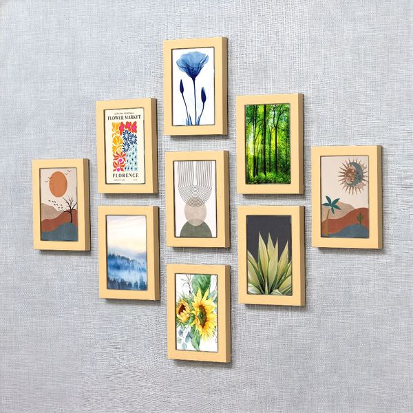 

3 pieces Wooden Framed Canvas Poster Botanical art, succulent and leaves poster, Creative Waterproof Canvas Posters, Bedroom, Office