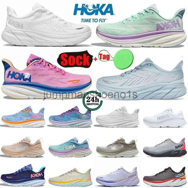 

2024 hokah One Bondi 8 Running hokahs Shoes Womens Platform Trainers Runnnerssneakers hokah Clifton 9 shoe Men Women Blakc White Harbor Mens 36-45, Blue