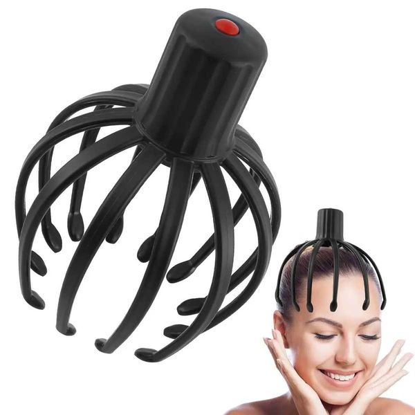 Scalp massager electric head massager 12 claw massager cordless portable USB charging head relaxation massager with 3 modes W241120