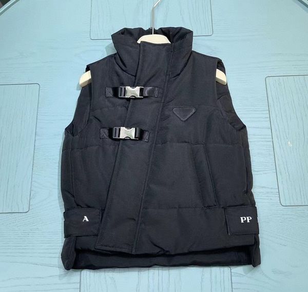 

Children's Designer Down Vest | Sleeveless Warm Winter Jacket for Boys & Girls, Red