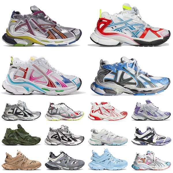 

Designer Shoes 7.0 3.0 Womens Mens Shoes Paris 7.5 Transmit Sense Sneakers Black White Pink Green Colorful Burgundy Trainers Big Size 13 Luxury Shoe