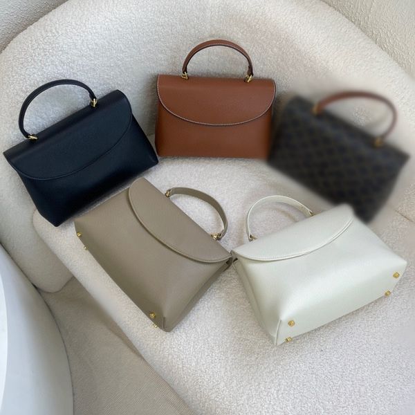 

Designer Handbag Women Shoulder Bags Quality Genuine Leather Plain Totes Woman Cover Envelope messenger bag purse Date code Cross Body Handbags 8108, White