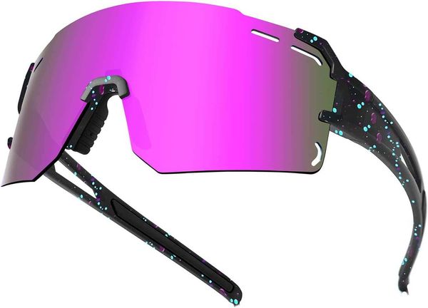 

Polarized sports sunglasses for men and women youth baseball sunglasses cycling glasses running golf fishing DXFQ