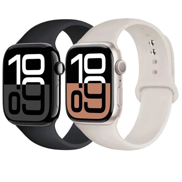 

Smart Watch New S10 For Apple watch iWatch Ultra 2 Series 10 9 S10 S9 S8 49mm 45mm Men Women Watch Bluetooth Call Bracelet Wristband Wireless Charging Fitness i S 4mm
