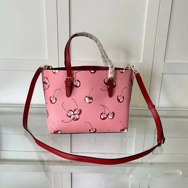 

Cherry Teri shoulder Bag Swinger Women Axillary designer handBag fashion bag Purse Genuine leather Top Quality Flap Tote Bags Distress wallets, #3