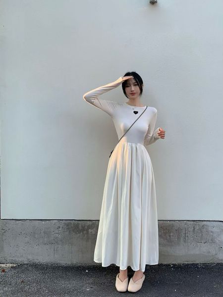 

Designer Casual Dresses for women Summer New Classic Square Neck Pleated Short Sleeve Dress High Waist A-line Skirt, 13_style