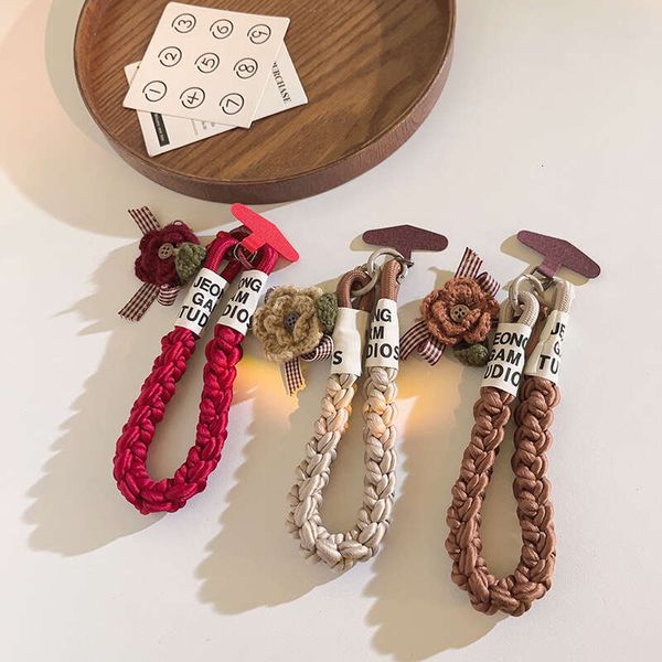 

Niche liquor Hongshan tea wer mobile lanyard, car keychain wristband style pendant, universal phone case