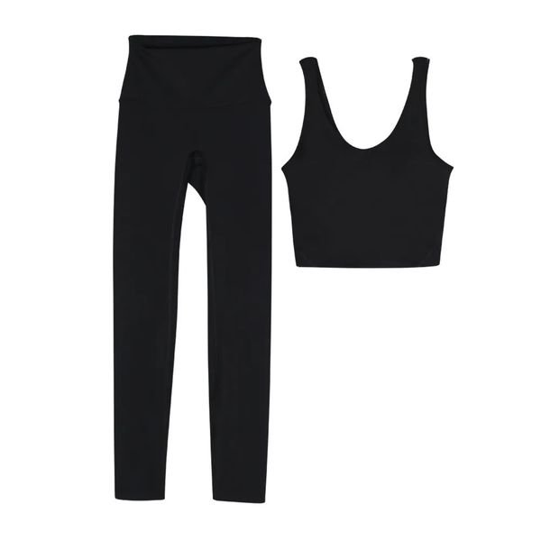

Yoga Sets For Women 2 Piece High Waist Leggins With Bra yoga tank Gym Clothes Workout Outfit Black Lightning blue yoga sets Sizes 2-12, Yoga sets 07