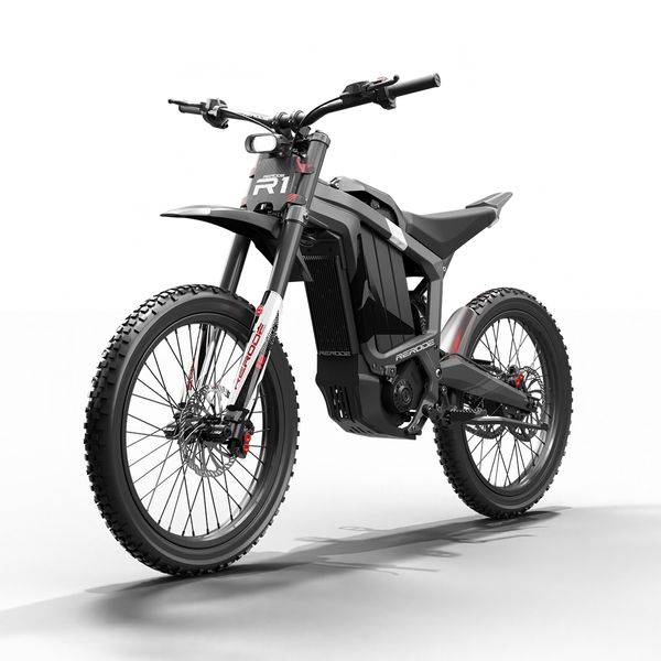 R1 72V 8000W Electric Dirt Bike 35Ah Removable Lithium Battery 120km Long Range 330NM Torque 85kmh High Speed Off-Road Motorcycle Hydraulic Brakes Full Suspension