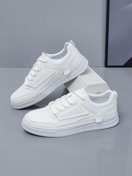 

Ins tide niche casual shoes 2024 new breathable shoes men's sports shoes hundred low-top board shoes, White