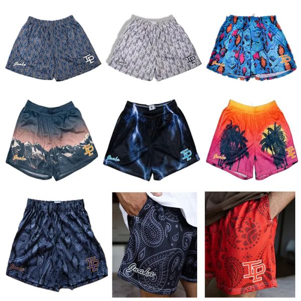 

designer Inaka Power Mens Mesh Shorts Women Classic York GYM Basketball Running Bohemia Pants Fashion IP swim shorts, Yellow