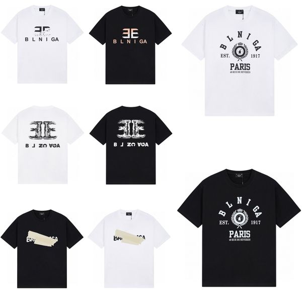 

Men's designer t-shirts men's and women's fashion cottons shirts casual versatile breathable letters print tops loose slim trendy classic summer round neck daily wear, Beige