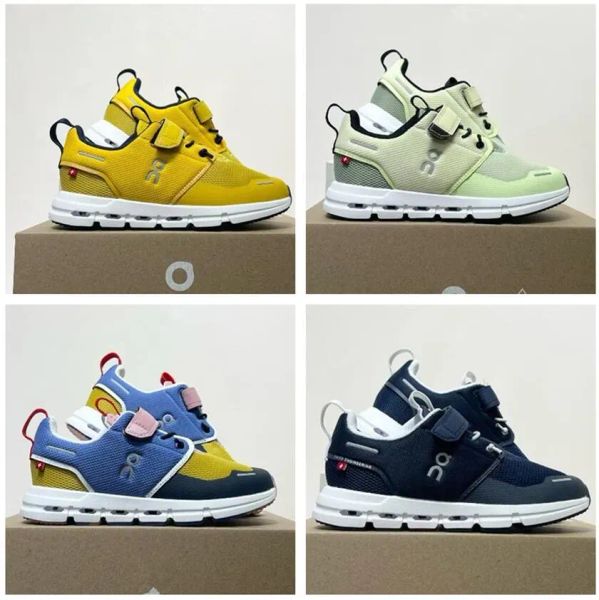 

2024 Design kids Casual Shoes On Cloud X black white rose sand orange Aloe ivory frame ash Fashion youth women men Lightweight Runner sneakers England Style