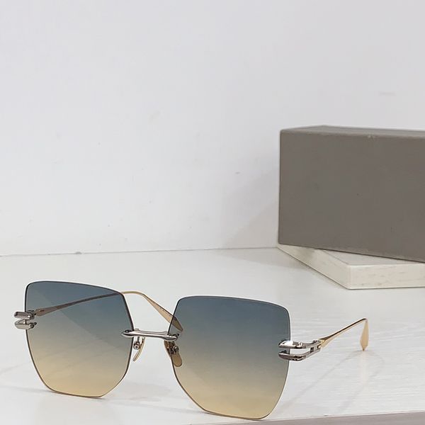 

Rimless Women Designer Sunglasses High Quality Alloy frame Gradient UV400 Protection Lens Shades Oculos De Sol Feminino Free Shipping