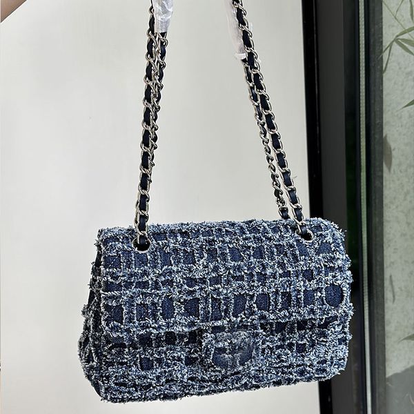 

Fashion Versatile Woolen Bag Womens Stylish Denim Bags, #4-20cm