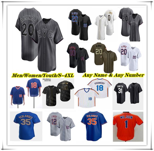 

Custom NY Baseball City Connect Jersey Francisco Alvarez Tyrone Taylor DJ Stewart Sean Manaea Tom Seaver Jose Quintana Omar Narvaez Joey Wendle Adrian Houser MET 4XL, Men player version blue
