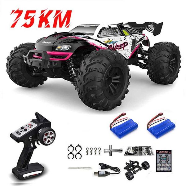 

High-Speed 4WD RC Car with LED Remote Control - Ultimate Drift Monster Truck for Kids