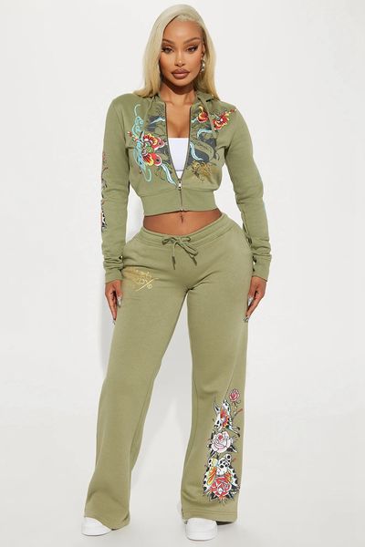 STYLISH LADY Letter Cartoon Printed 2 Piece Set Women Long Sleeve Hooded Jacket and Pant Suits 2024 Autumn Casual Sport Outfits