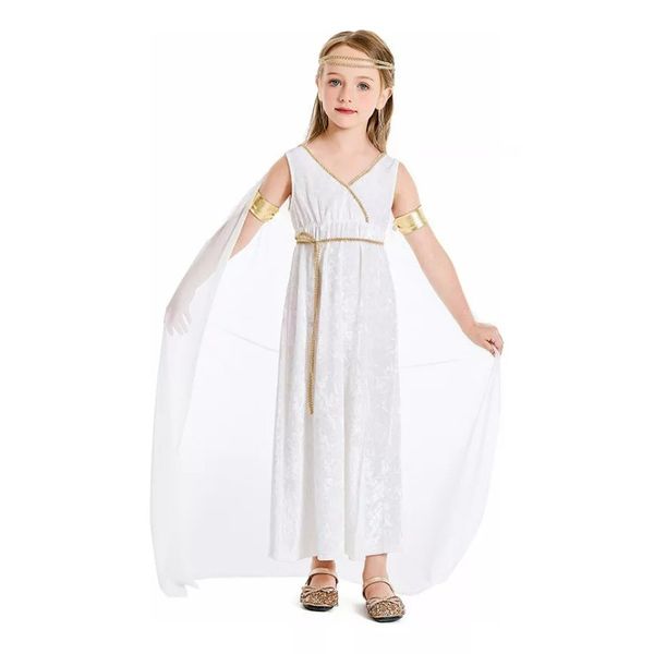 

Greek Mythology Girl's White Court Dress