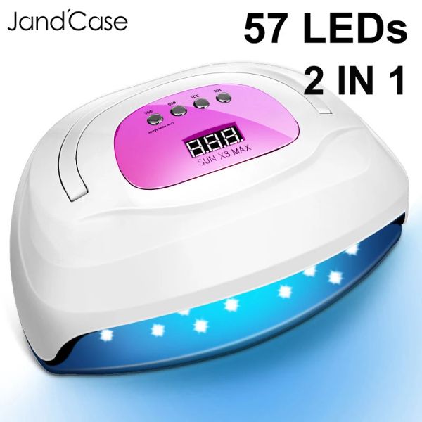 

Sun Kits X8 Max Lampara Uv Led Nail Dryer Lamp for Drying Nails Gel Varnish with 57 Led Professional Uv Nail Oven Lamp for Nail Salon s