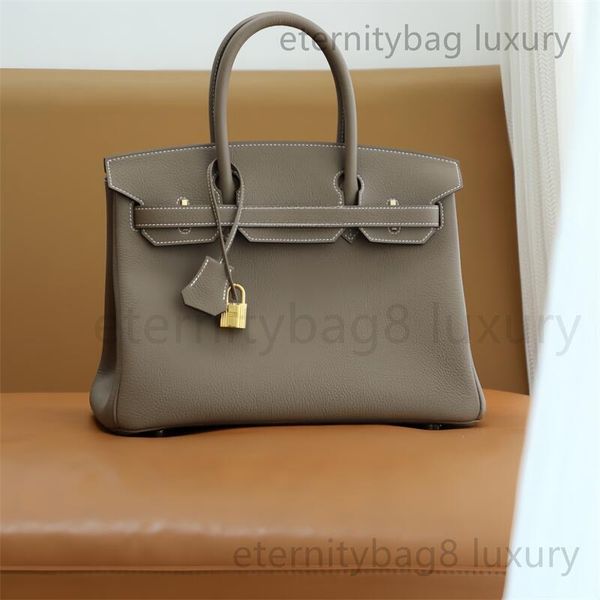 

10A Mirror Quality Classic Vintage Fully Handmade Designer Tote Bag Leather Handbag Women's Luxury Handbag Women's Black Purse Women's Designer Bag with Boxc60, Beige