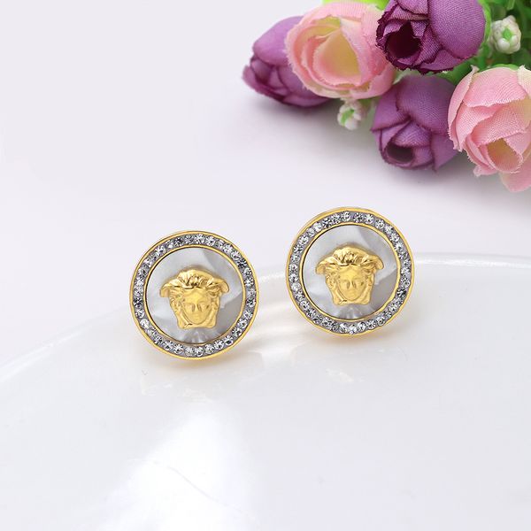 

New Arrival 4 Colors Designer Stud Earrings Women Ladies Jewellery