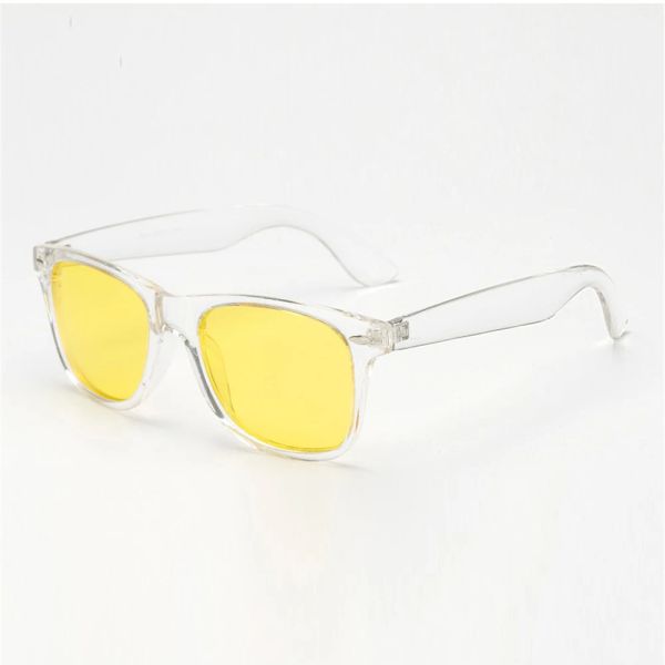 

VIVIBEE Classic Night Vision Glasses Men Square Polarized Lenses UV400 Yellow Sunglasses for Women 2024 Driving Goggles