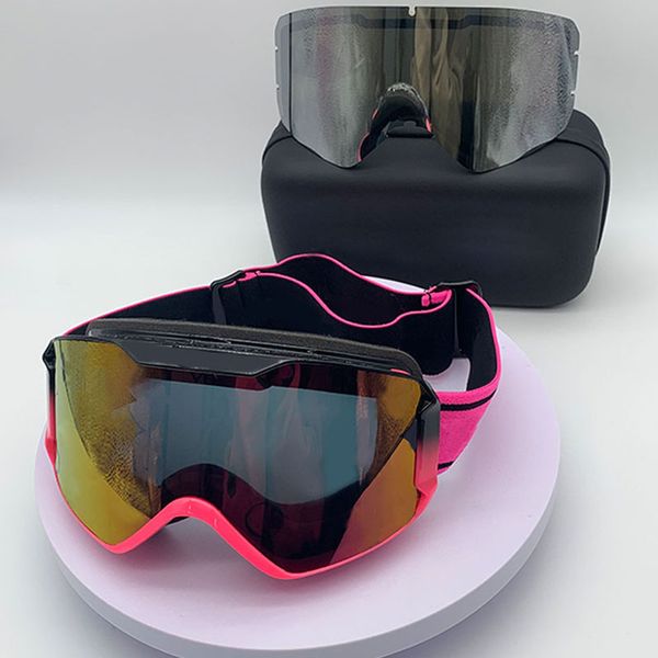 

Fashion Designer Ski Goggles High Quality Sunglasses Womens Mens Oversized Old Floral Pattern Eyewear Adjustable Large Glasses