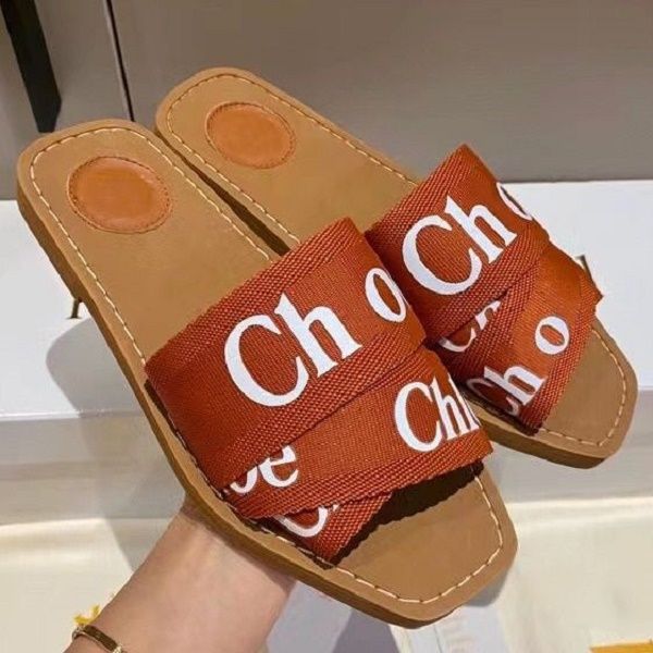 

Designer wooden sandals flat canvas mule slippers, multi letter furry fur Beach Breathable women's summer outdoor slippers, #1