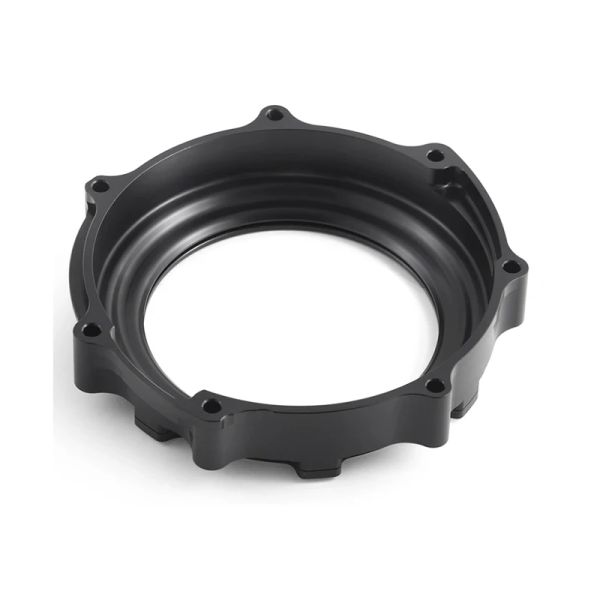 

Customized CNC Machining Aluminum Black Anodized Motorcycle Clutch Cover