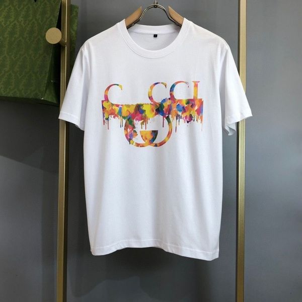 

Mens Womens Designer T shirts Printed Fashion man T-shirt Top Quality Cotton Casual Short Luxury Hip Hop Streetwear TShirts, #17