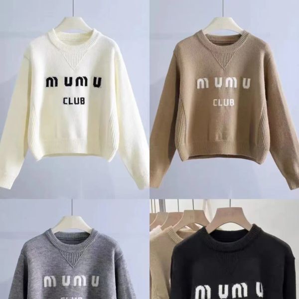 

Designer Women's Sweater Hoodie Jacquard Pattern Knitted Classic Letter Knitted Fabric Autumn/Winter Warm Hoodie Knitted Sweater Jacket BFG2411294, White
