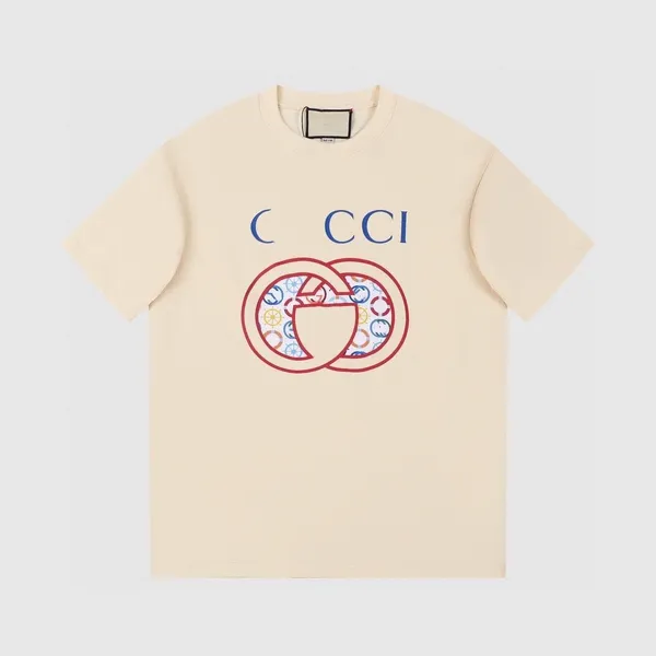 

Designer of luxury T-shirt brand t shirt Clothing spray letter short sleeve spring summer tide men and women tops top tee shirts, #1