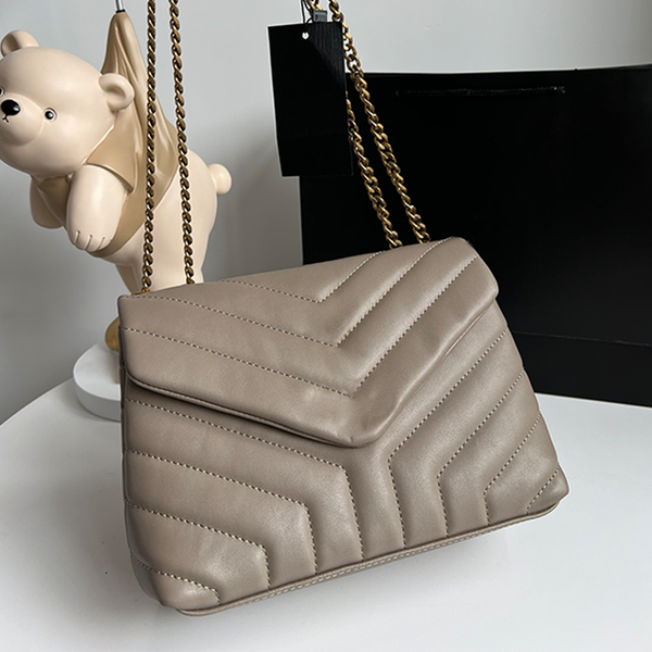 

Luxury envelope bag fashion chain bag designer bag handbag straddle bag practical shoulder bag high quality leather bag classic letter logo christmas gift bag, White silver label 24*17