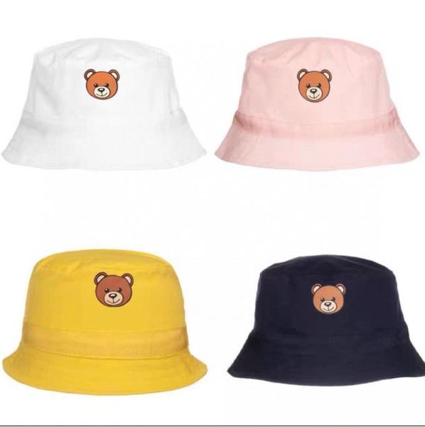

Hat Kids Baby Cute Bucket hat Thin Hats Girl Fisherman Boys Sunhat Four-color Spring Summer Boy Sunscreen Caps Children Leisure Classic s Sun, White