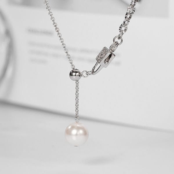 

Necklace women's versatile luxury S925 sterling silver pull-out adjustment sunflower clavicle chain stacking belt