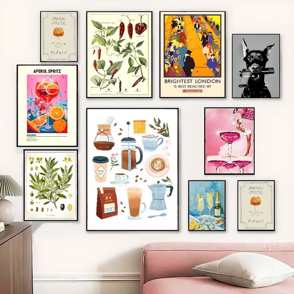 

1 piece unframed painting print, creative waterproof canvas poster, bedroom, office, living room, cafe, bar,Bathroom