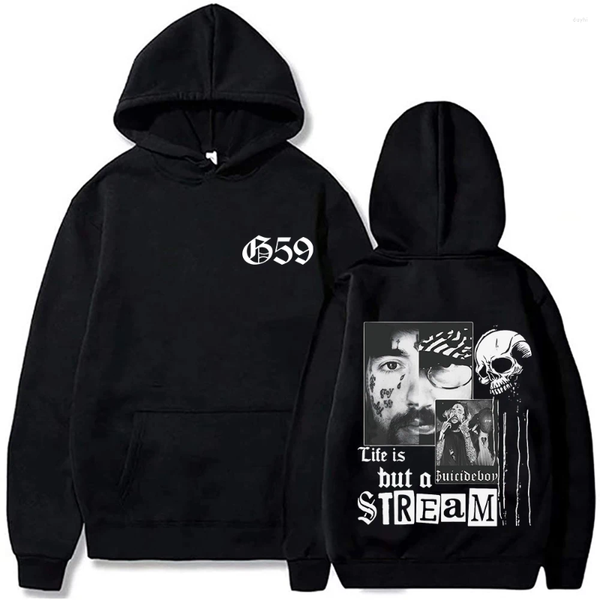 

Design Sense Casual Mens Hoodies Sweatshirts Spring Autumn Suicideboys Hoodie Muisc Merch Women Man Pullover Long Sleeve Tops Streetwear Unisex, Red