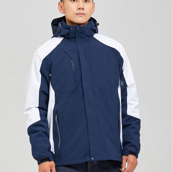 

DX-J2055 men' removable 3-in-1 hardshell jacket A3, Lightgreen