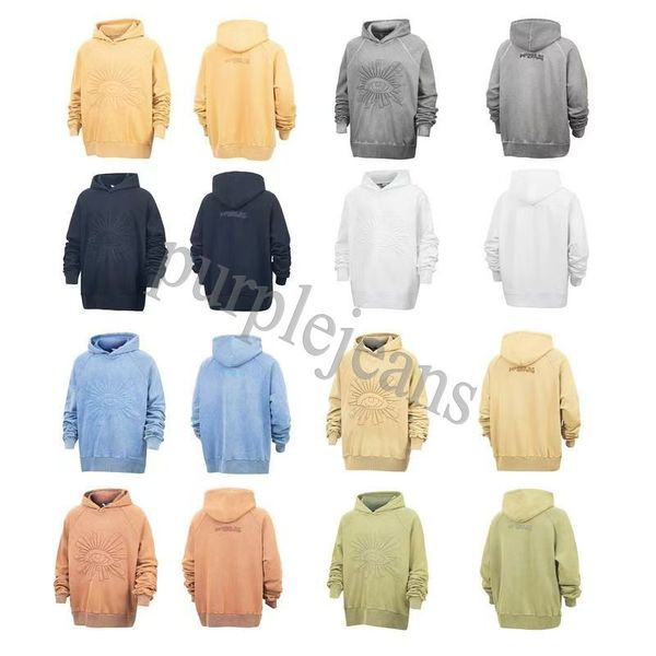 

2024 Men's Hoodies HOUSE OF ERROR Hoodie 24SS Fall Winter High Quality Embroidery Angel Eyes Pullover Hooded Sweatshirts, No.9
