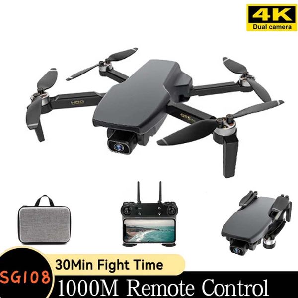 

SG108 ZK20 Brushless Folding Drone Professional Camera 90° Remote Lens 4K 5G Wifi GPS 30mins Flight Time Foldable Quadcopter Toys