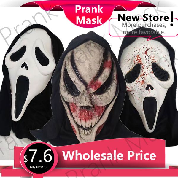 

Scream Mask Halloween Toys Free Shipping Game Skull Mask Payday Cosplay Latex Mask Funny Props Toys Party Toys & Supplies Hungry Mask Gift